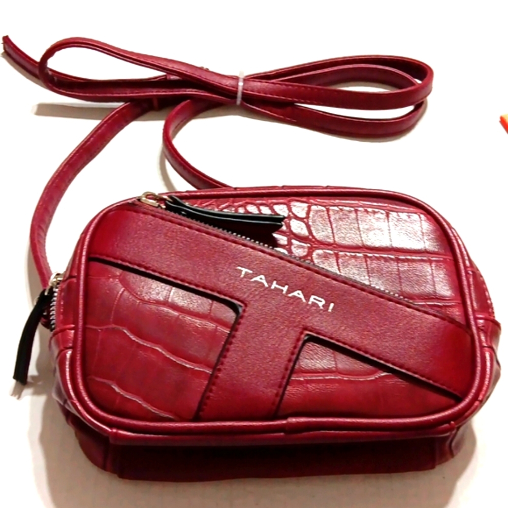 Tahari Faux Leather CrossbodyBag